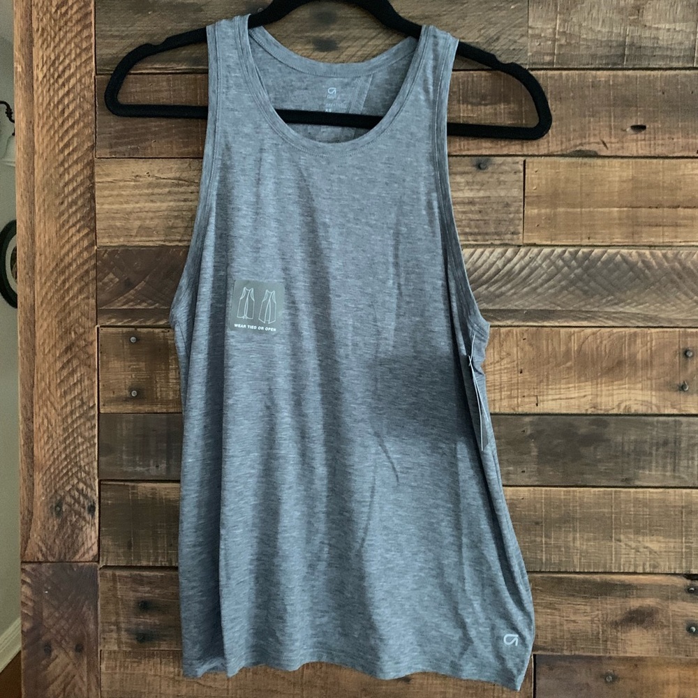 Grey workout tank